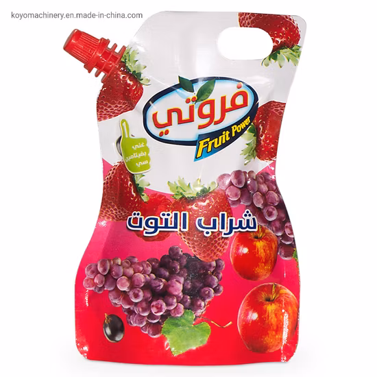 Flüssiger Fruchtsaft, Speiseöl, Tomatensauce, Standbeutel, Ausgussbeutel, Füllung, Versiegelung, Verpackungsmaschine