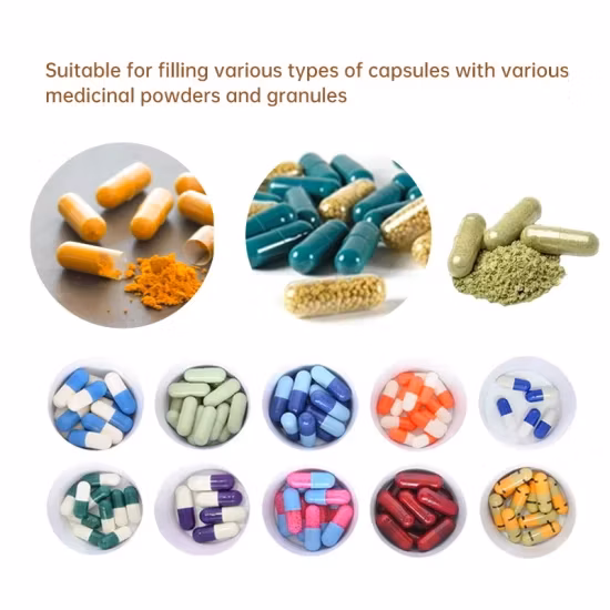 Wholesale Price Pharmaceutical Equipment Automatic Hard Gelatin Capsule Filling Production Line Electric Rotary Capsule Filling Manufacturing Machine