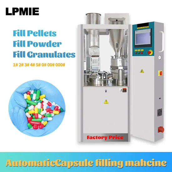 Wholesale Price Pharmaceutical Equipment Automatic Hard Gelatin Capsule Filling Production Line Electric Rotary Capsule Filling Manufacturing Machine