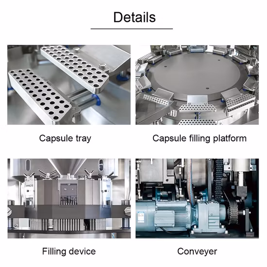 Wholesale Price Pharmaceutical Equipment Automatic Hard Gelatin Capsule Filling Production Line Electric Rotary Capsule Filling Manufacturing Machine