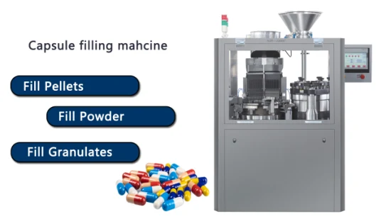 Pharmazeutische automatische Hochgeschwindigkeits-Hartgelatine-Rotationskapselfüller-Preis-Pulver-Granulat-Pellets Fabrikpreis vollautomatische Kapselfüllmaschine