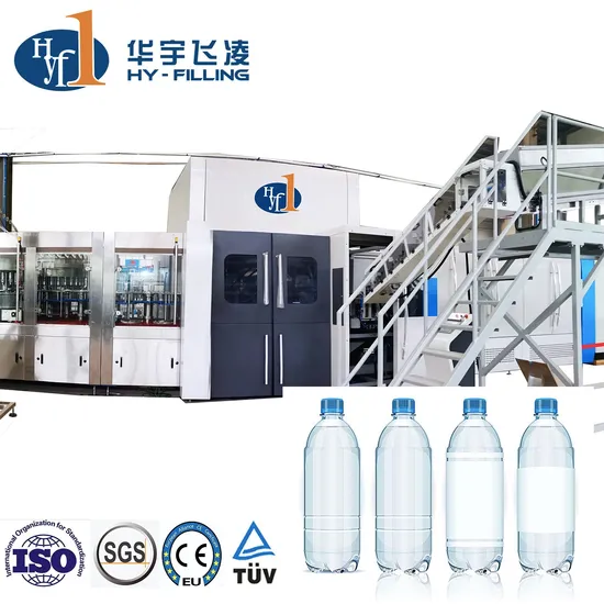 Vollautomatische Rotationsblasformmaschine für Haustierflaschen, reines/Mineralwasser/Trinkwasser/stilles Wasser/Saft/CSD-Kombiblock, Combibloc-Blas-Abfüllmaschine